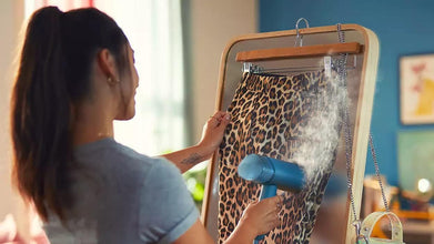 Compact Handheld Steamer for Clothes & Fabrics