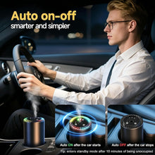 Smart Car Air Freshener with Star Light & 100ml Diffuser Oil Refills