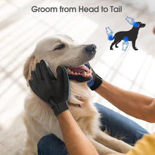 Pet Hair Remover Grooming Gloves – Gentle Bath & Brush for Dogs, Cats & Horses