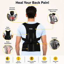Free Size Posture Corrector for Men & Women – Back Support & Shoulder Belt